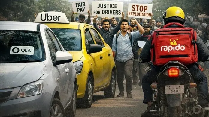 Ola, Uber, Rapido Strike Feb 7:Why Drivers Are Going Offline