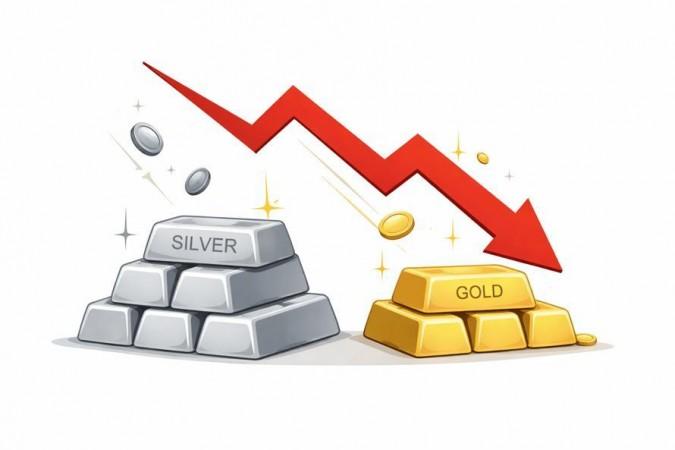 Gold, silver prices decline amid geopolitical tensions, elevated crude oil prices