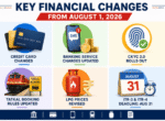 Key financial changes from August 1, 2026: What you need to know