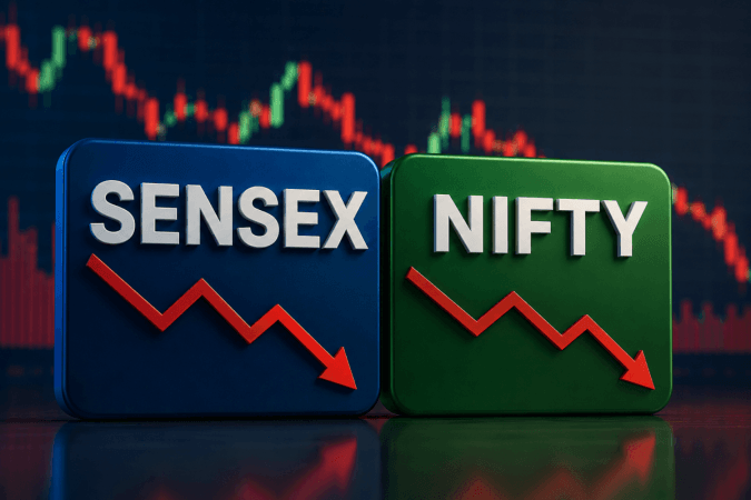 Sensex Falls 388 Points, Nifty Down 112 Points; 24,400 Key Support for Nifty