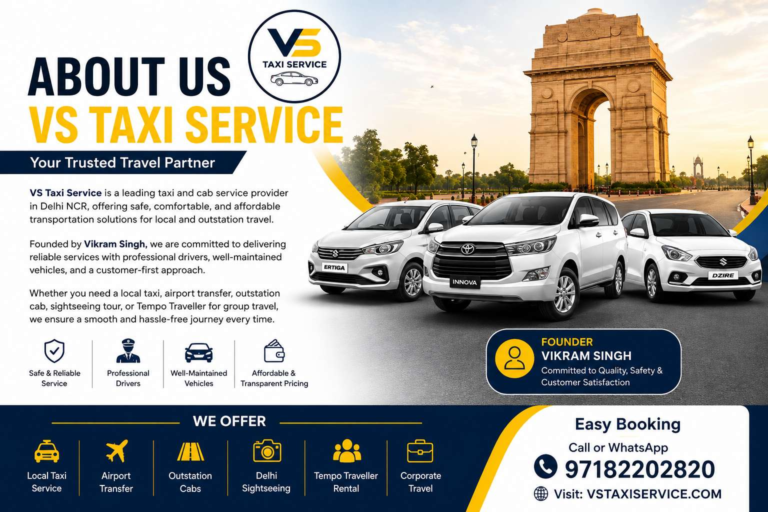 Taxi Service in Delhi: Safe, Reliable, and On-Time Travel Across the City