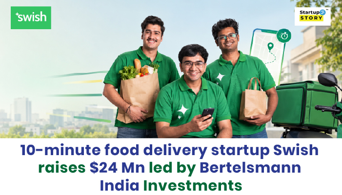 10-minute food delivery startup Swish raises  Mn led by Bertelsmann India Investments