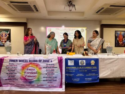 Vivekanand Education Society’s College of Arts, Science & Commerce and Inner Wheel Club of Chembur Tiara Champion Cervical Cancer Awareness Through Preventive Health Initiative